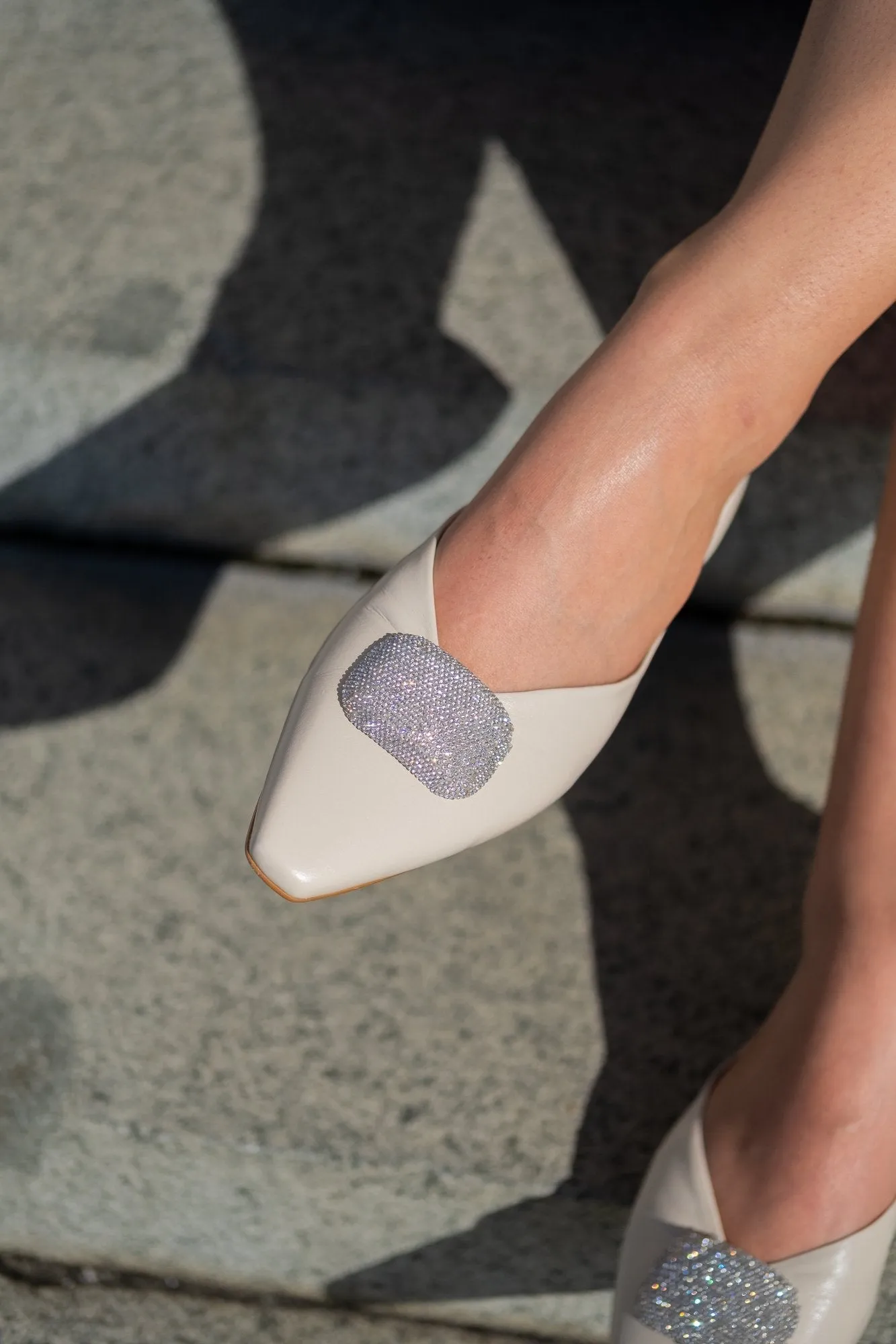 Macy Ballet Flat Cream